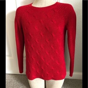 Liz Claiborne PM stunning red sweater